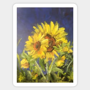 September Sunflowers Sticker